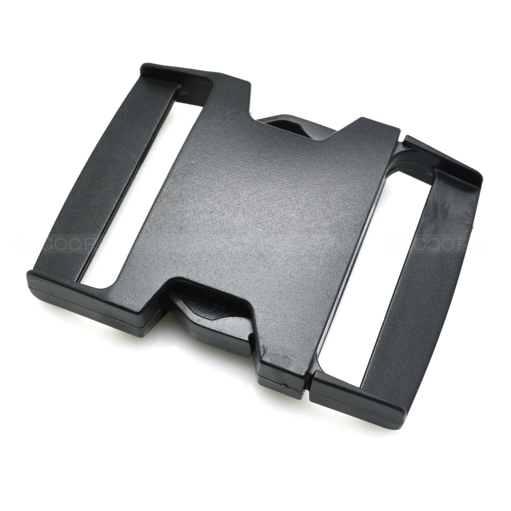 5pcs/pack Webbing Size 60mm Plastic Flat Side Release Buckles Adjustable Straps 