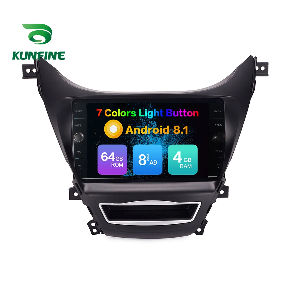 Android Car DVD GPS Navigation Multimedia Player Car Stereo For Hyundai Elantra 2012 Radio Head unit (711)
