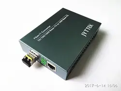 10/100/1000 м, SFP Волокно media converter, двойной Волокно внешний блок питания 60 км 1550nm lc