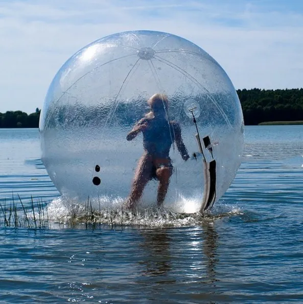 1.5m Water Hamster ball Inflatable Rolls Walking on Water Ball for Swimming Pool Floating Human Dacing Balloon Running Zorb Ball 2