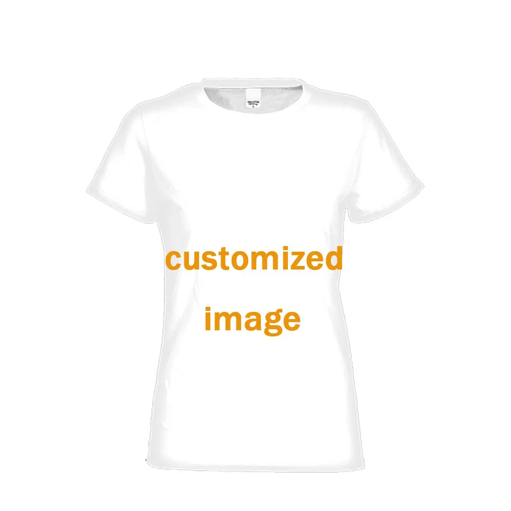 

NOISYDESIGNS Diy Custom Logo Your Own Design Printed Tshirt Customized Text Lady Top Tees Wwomen's All-Over Print Two Print