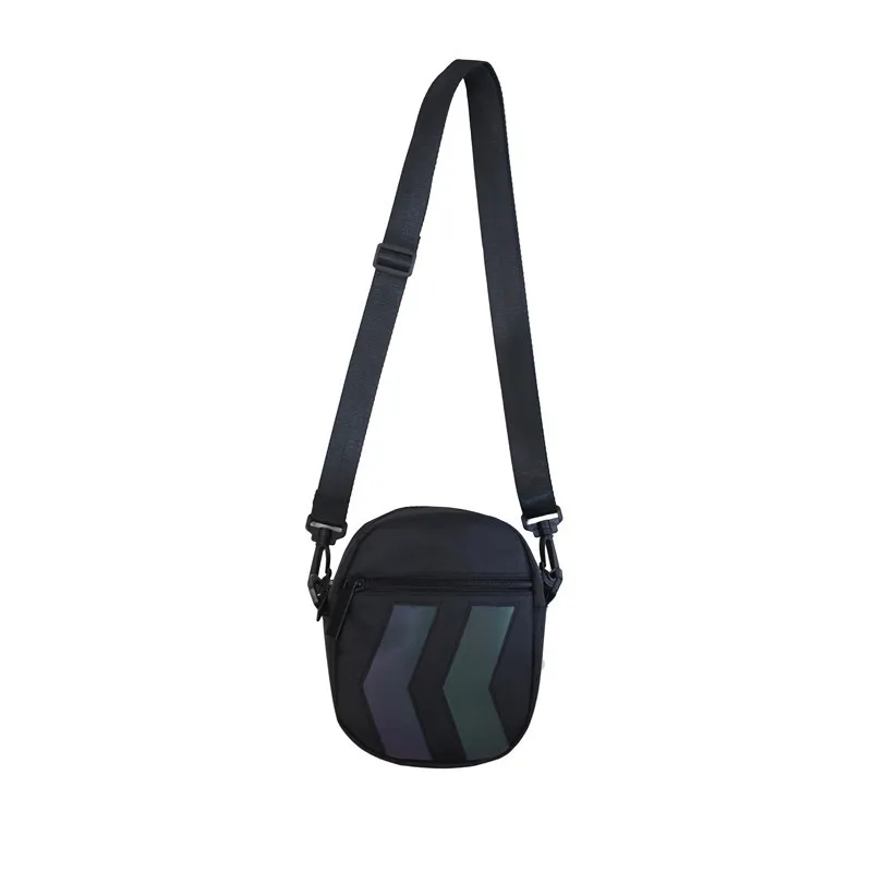 

Ougger Mini Crossbody Cell Phone Shoulder Bag Casual Style Black Nylon Flap Bag for Motion
