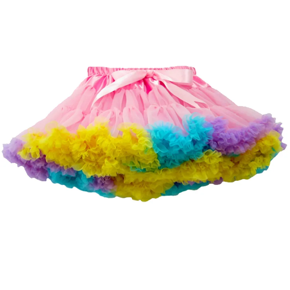Buenos Ninos 1 10 Years Babies And Chilldren Girl Patchwork Dance Pettiskirt Tutu Skirt