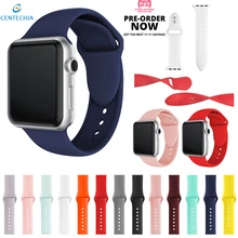Красочные спортивный силиконовый ремешок для наручных часов Apple Watch, ремешок 42 мм, длина-44 мм, 40 мм, 38 мм, mmforiwatch серии 4/3/2 запястье браслет ремешок для часов ремень