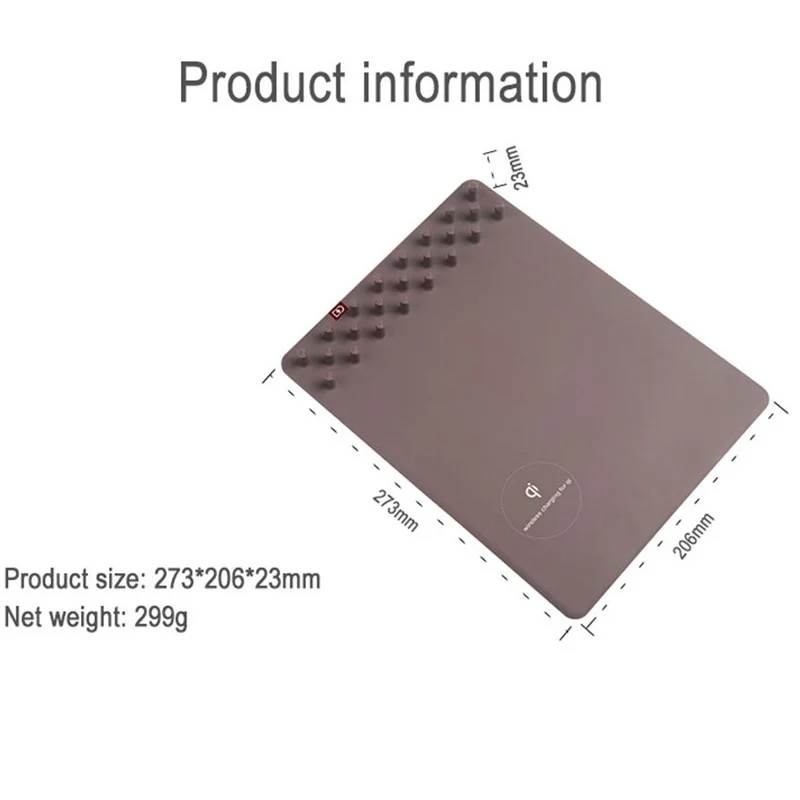 Portefeuille Universal Wireless Charging Gaming Mouse Pad Storage Mat For iPhone X 8 Plus Samsung Galaxy S8 QI Wireless Charger (7)