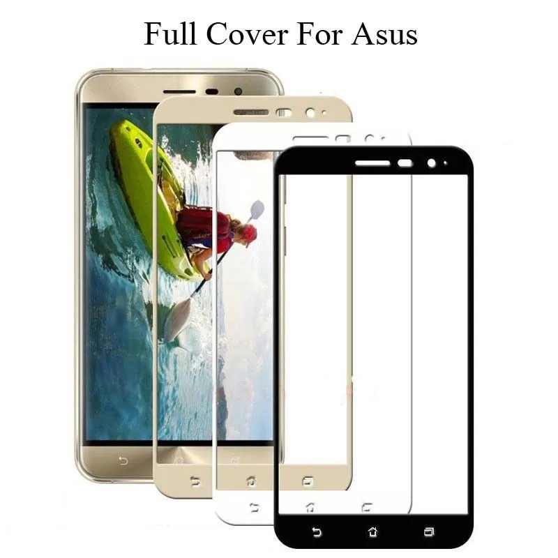 Полностью покрывающее закаленное Стекло для Asus Zenfone 3 Max ZC553KL ZC520TL ZC521TL ZE520KL ZE552KL ZB501KL