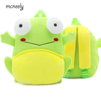 

2-4 Years Old Kindergarten KidsFrog Backpacks Baby Girls Boys Cute Schoolbag Plush Backpack Children Cartoon School Bags