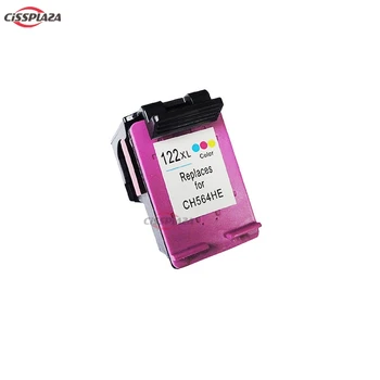 

CISSPLAZA 1pc color Ink Cartridge compatible for HP122 Deskjet 1000 1050 2000 2050 3000 3050A 3052A for 122 122xl Tri-color