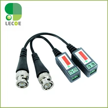 20 шт. витой BNC CCTV видео балун пассивные трансиверы UTP балун BNC Cat5 CCTV UTP Видео балун до 3000 футов диапазон