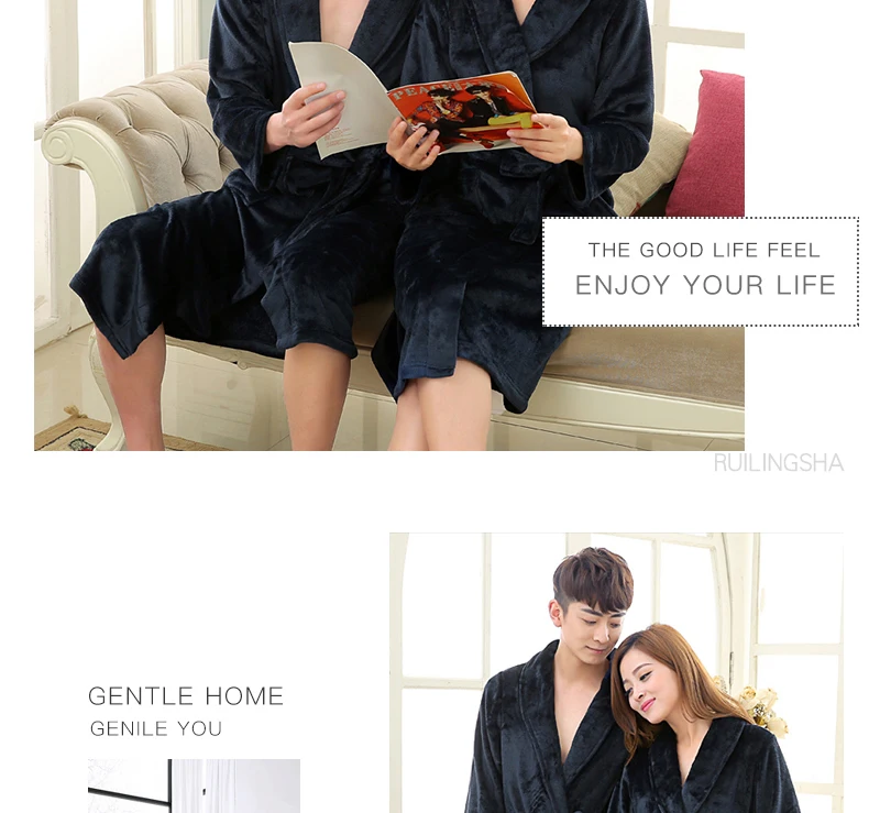 Распродажа Для мужчин Классические кимоно Банный халат шелковый фланелевый Халат Для мужчин зимние теплые халаты Мужской халат Для мужчин