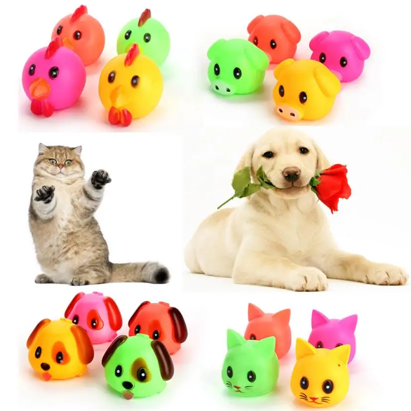 Hot Pet Dog pet squeak toys Cat Squeaky Plush Chews Puppy Animal