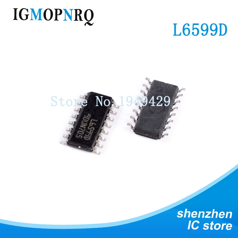 

10pcs L6599DTR SOP16 L6599D L6599 Switch controller Hi Vltg resonant Controller New original free shipping