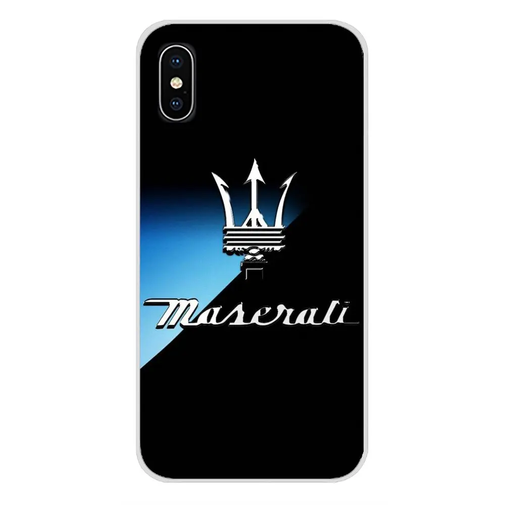 Супер автомобиль Maserati для Apple iPhone X XR XS MAX 4 4S 5 5S 5C SE 6 6S 7 8 Plus ipod touch 5 6 Аксессуары чехлы для телефонов - Цвет: images 2