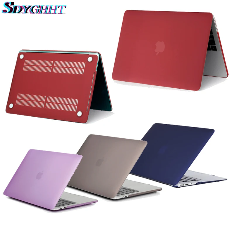 Матовый/Кристальный чехол для ноутбука Macbook Pro retina Air 11 12 13 15, для mac Air 13, pro 13,3 15,4 A1707 A1708 чехол