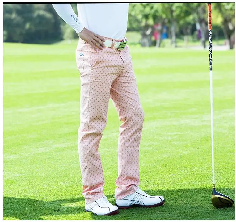 EVERIO британский стиль брюки для гольфа мужские гольф клетчатые брюки гольф летние быстросохнущие дышащие брюки Открытый Гольф спортивная мужская