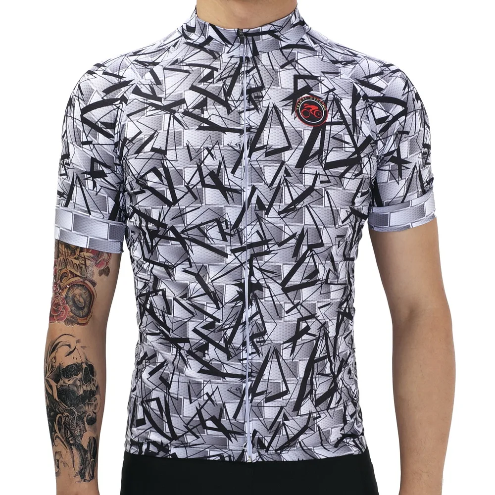 2017 Brand New Gray&white Racing Bike Pro Team Cycling Clothing Ropa