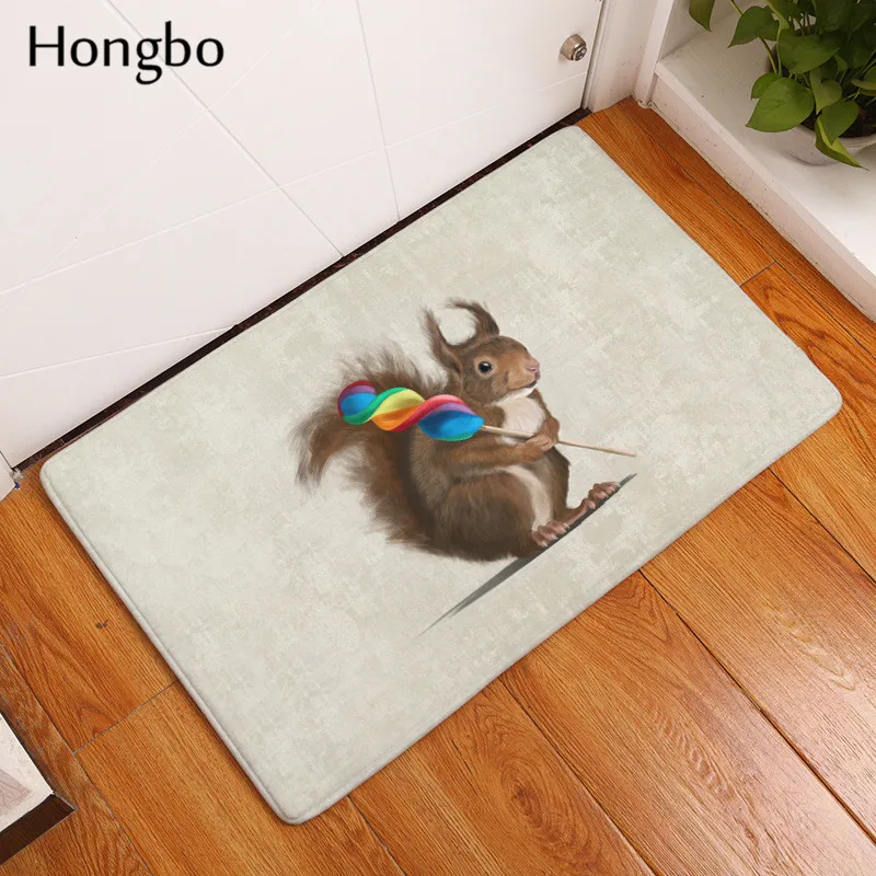 Hongbo Animal Anti-Slip Door Mat Cute Cartoon Dog Hamster Deer Carpets Bedroom Rugs Decorative Stair Mats Home Decor Crafts Hongbo Animal Anti-Slip Door Mat Cute Cartoon Dog Hamster Deer Carpets Bedroom Rugs Decorative Stair Mats Home Decor Crafts