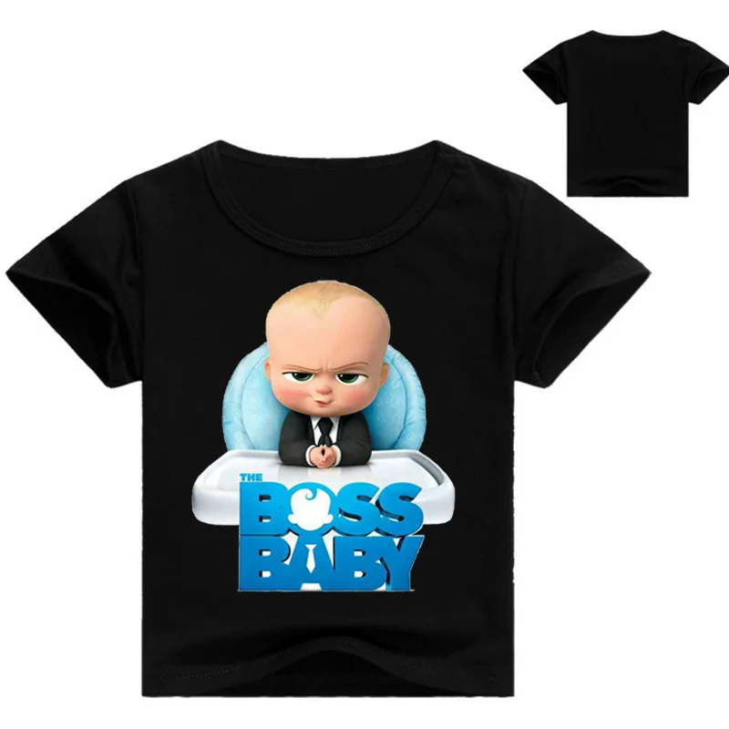 

Bobo boys tops 2018 kid t shirts The Boss Baby T Shirts for boys Kids T-shirts Short Sleeve Boy Summer Clothes boys tops