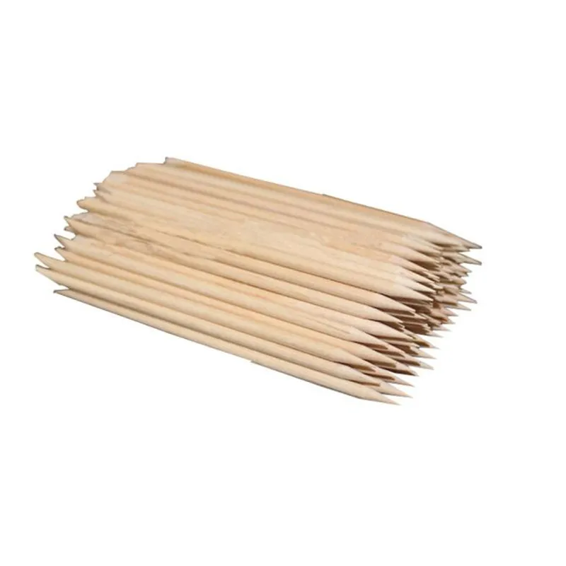 

5 N ail Design Orange Wood Stick Stick Horny Pusher Manicure Pedicure Care