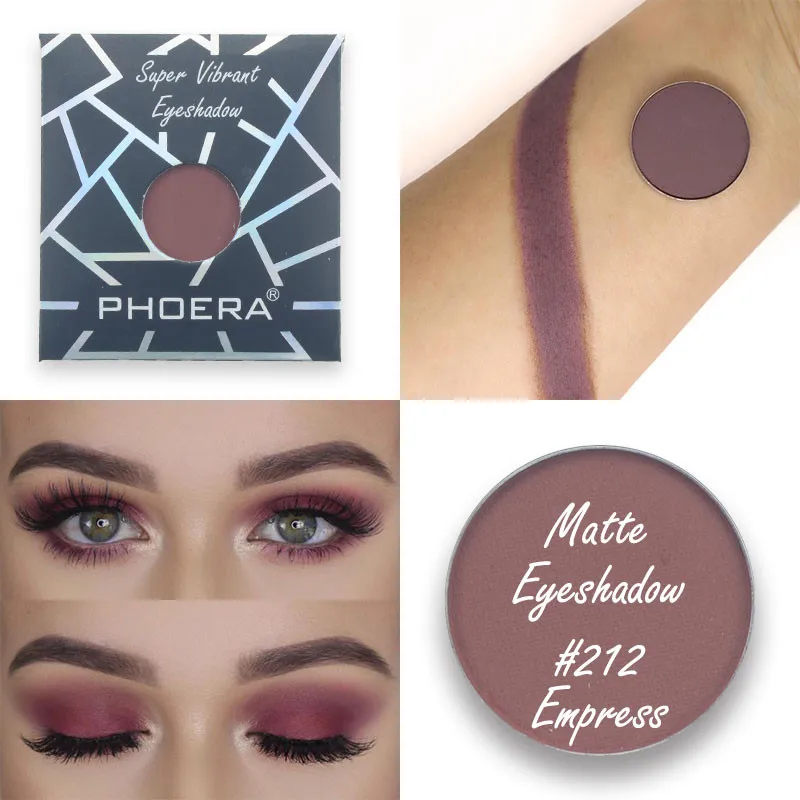 

PHOERA 12 Color Mini Super Vibrant Natural Matte Eye Shadow Monochrome Waterproof Palette Eyeshadow Makeup Beauty Cosmetic TSLM1