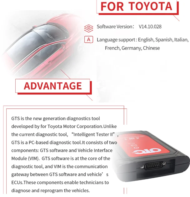 OTC Plus 3 в 1 диагностические инструменты автомобильный инструмент для Nissan Fortoyota Forvolvo тестер obdсканер GTS с HDD лучше, чем для Volvo Dice