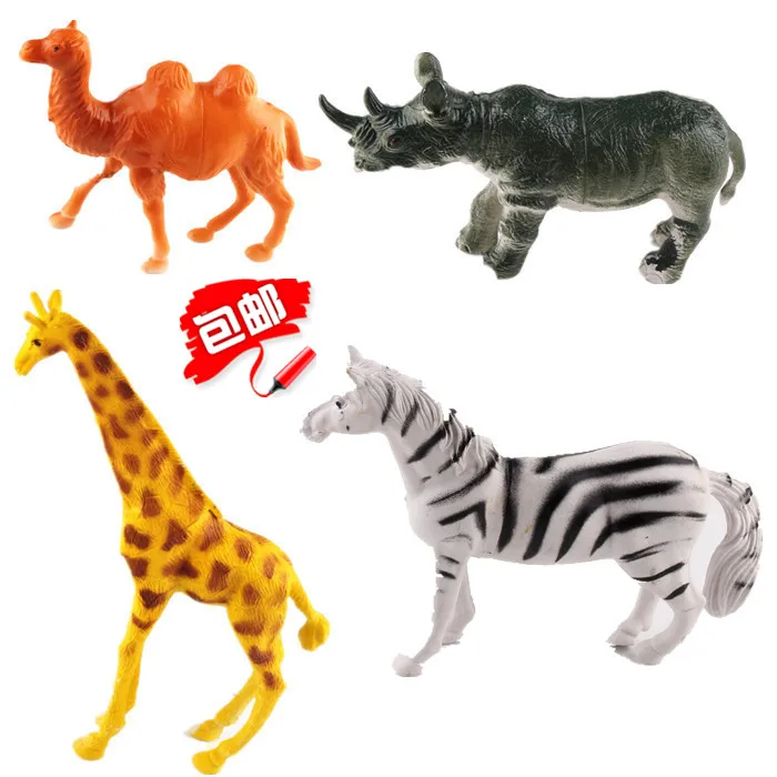 National post 4pcs/set animal cognitive toys simul...