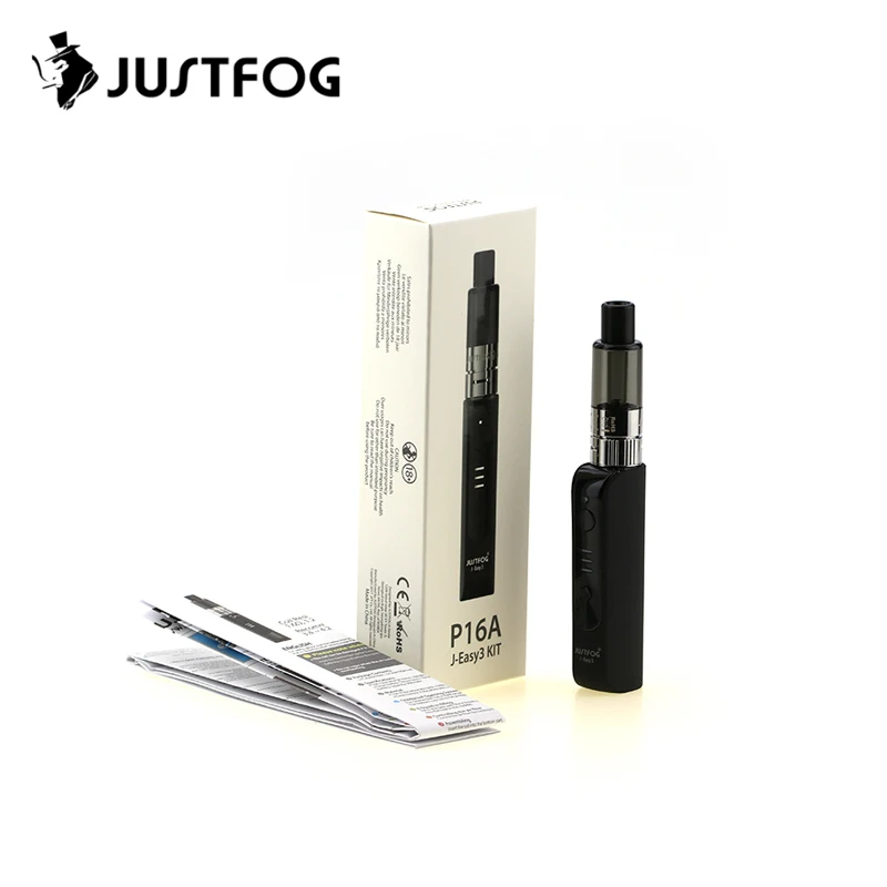 

Original JUSTFOG P16A Start Kit Bulit-in 900Mah Electronic Cigarette Vape kit with 2ml Atomizer Vaporizer sigaretta elettronica