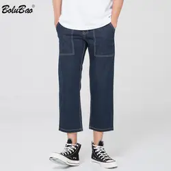 BOLUBAO мужские повседневные джинсы брюки 2019 осень мужской хип-хоп брюки джинсы, Мужские Брюки женские уличные джинсы