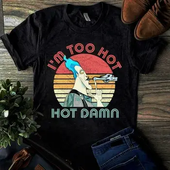 

Hades Hercules I'M Too Hot Hot Damn Black T Shirt M 6Xl