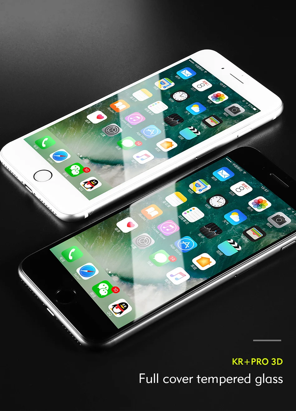 Benks 3D Tempered Glass Film For iPhone x xs Full Curved Screen Protector 0.23mm Cover Protection Front Film For iphone 8 Plus (11)