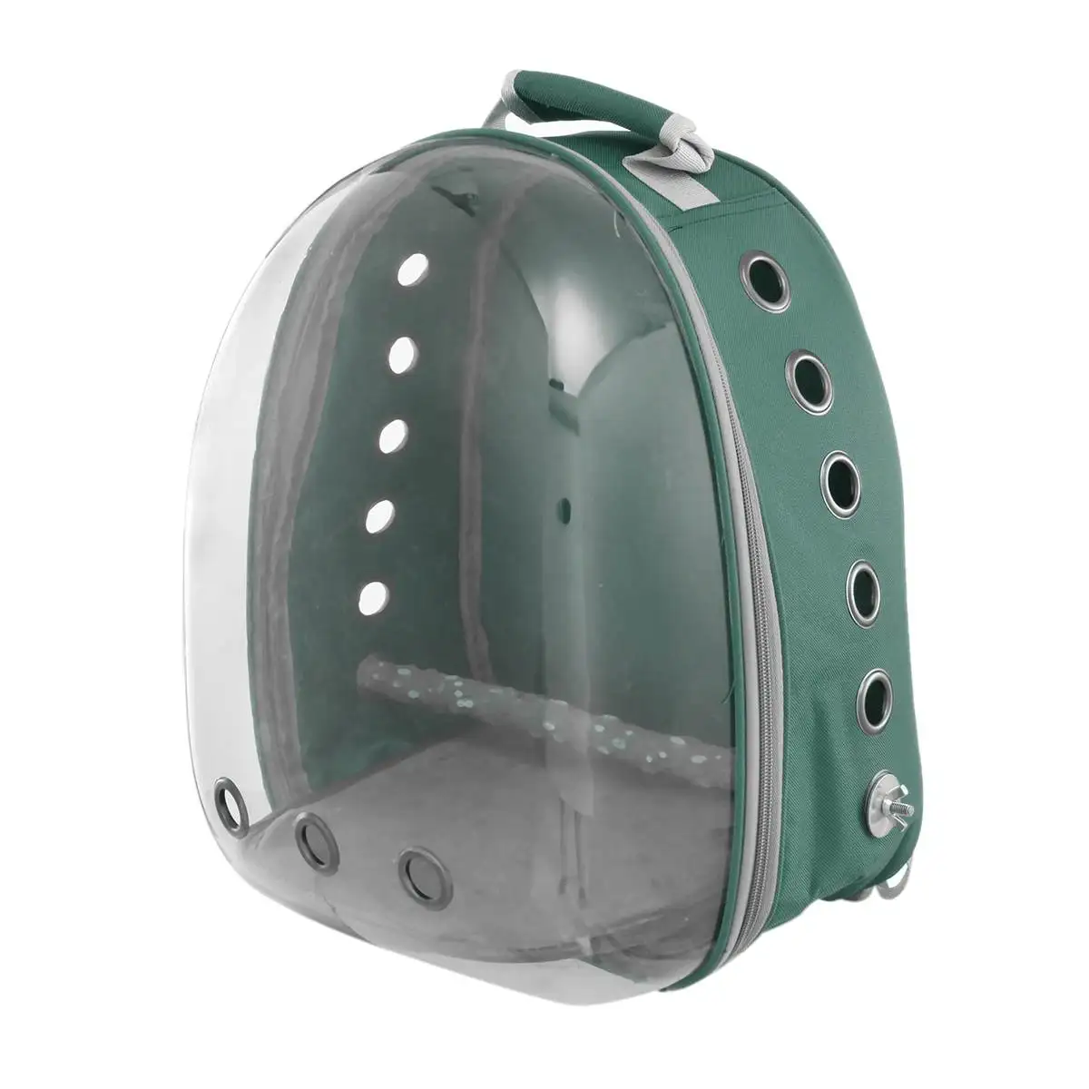 Pet Parrot Backpack Small Carrying Cage Outdoor Travel Comfortable Breathable Extensible Carrier Backbag Space Capsule