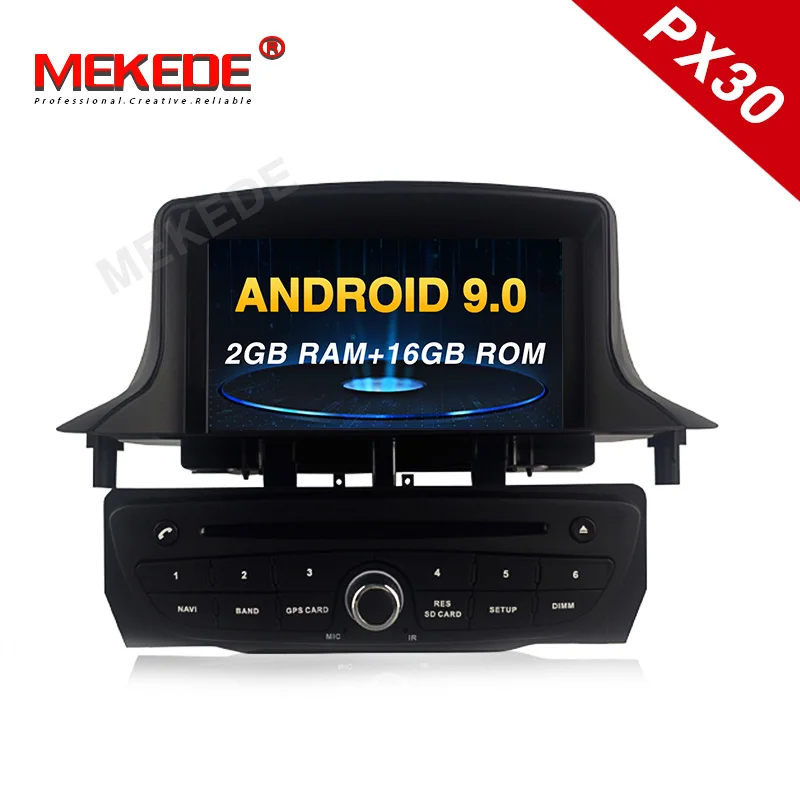 

MEKEDE Android 9.0 Quad core Car Multimedia DVD Player for Renault Megane 3 Fluence 2009-2015 with audio radio GPS navigation BT