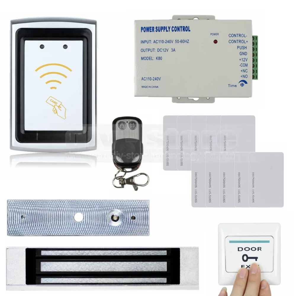 Diysecur Remote Control 125khz Rfid Reader 180kg Magnetic