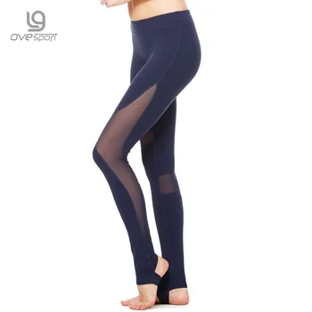 

New Fitness Leggings for Women Solid Mesh Splicing Skinny Pants High Elastic Workout Fashion Trousers CK01