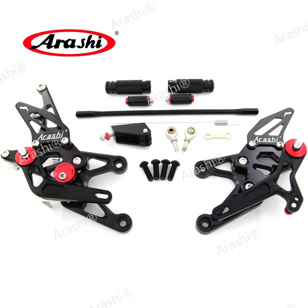 

Arashi Adjustable Footrest For YAMAHA YZF R1 2007 2008 07-08 CNC Foot Pegs Rider Rear Sets Rearset Footrest Foot Rest Aluminum