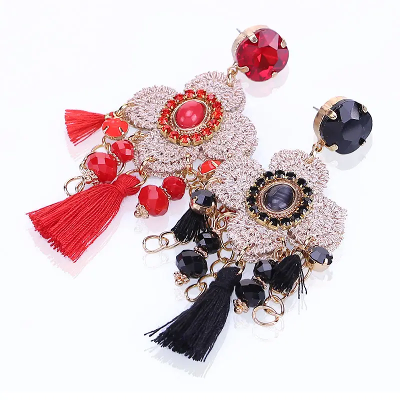 Sehuoran oorbellen christmas gifts drop earring for women tassel earrings boho earrings wedding new year gifts (8)
