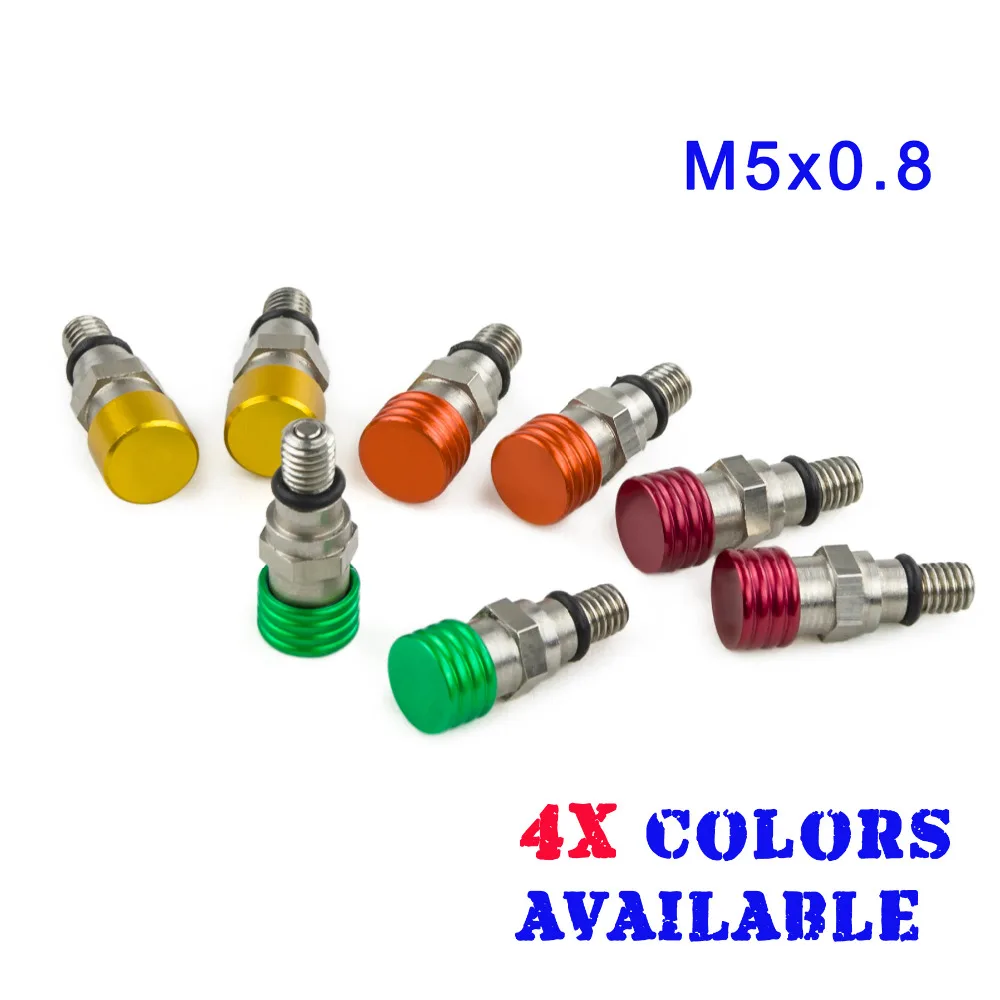 M5 0.8MM Fork Bleeder Valves For Kayaba Forks For Suzuki RM100 RM125