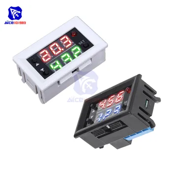 

DC 12V Timer Delay Relay Module Dual LED Digital Tube Display Relay Board Cycle 0-999 Adjustable Time Relay Module for Car