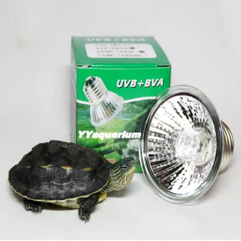 2 шт. 25 Вт нагревательная лампа UVA+ UVB 3,0 для рептилия; ящерица-паук, змеиная черепаха, аквариумная черепаха, лампа для поглощения кальция