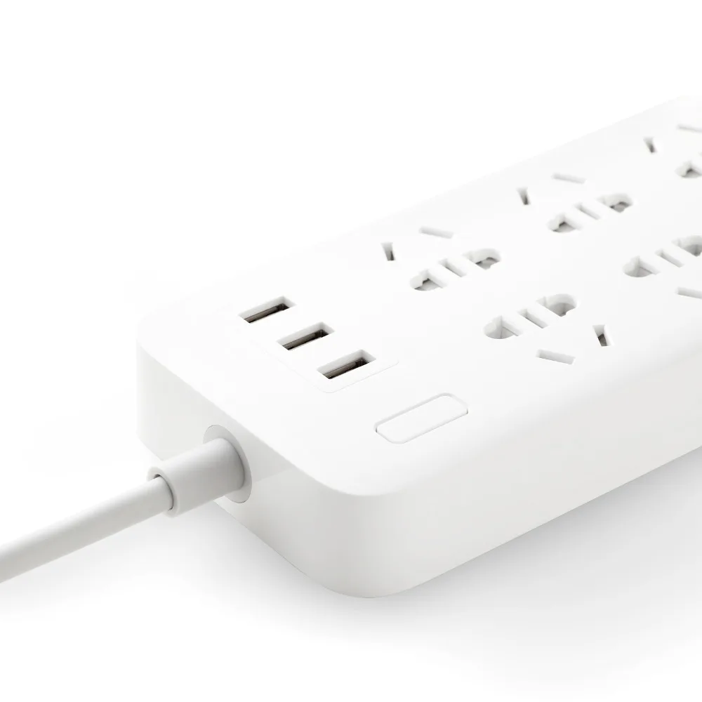 Умный удлинитель Xiaomi Mijia оригинальный разветвитель с 3 USB портами для быстрой