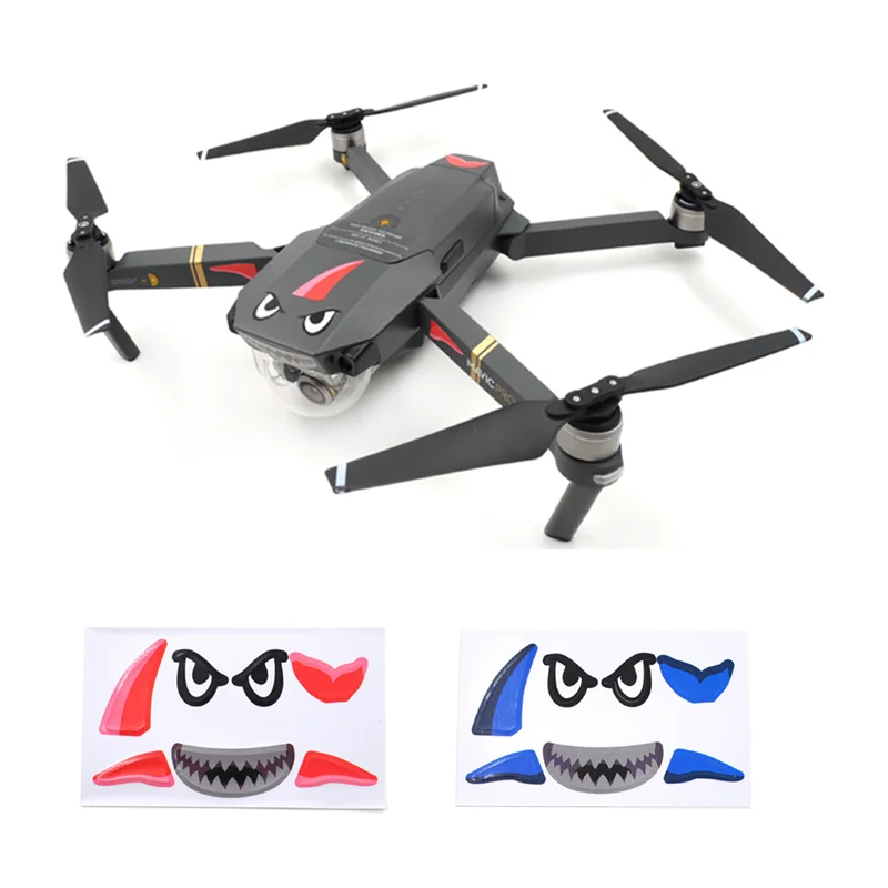 

Sunnylife 2pcs DJI Drone Waterproof Protective Shark Stickers Phantom4 Shark Sticker for DJI Mavic Pro Body Case Accessories