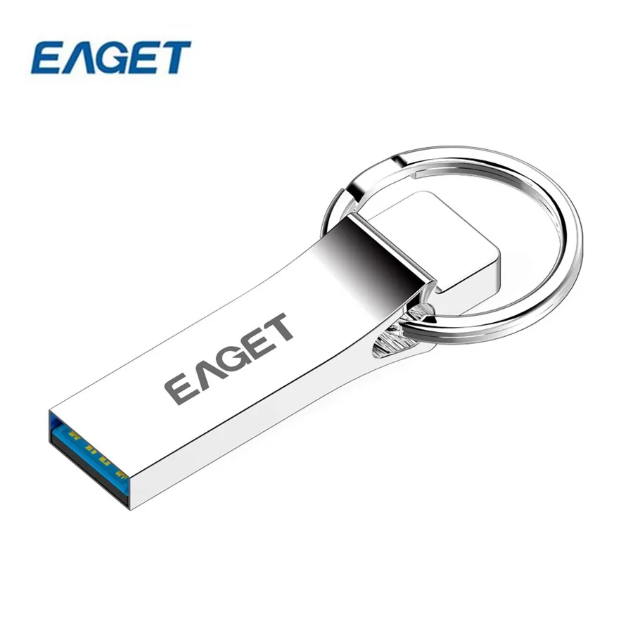 Eaget usb флеш-накопитель 32 ГБ 16 ГБ 64 ГБ USB 3.0 Pen Drive Творческий Высокое Скорость флешки металла кольцо для ключей U disk storage memory stick