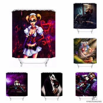 

Custom Harley Quinn Shower Bath Curtain Mildewproof Waterproof Polyester Various Sizes#0421-21-35