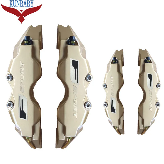 KUNBABY Gold Brake Caliper Cover F Sport Logo Car Styling Decoration