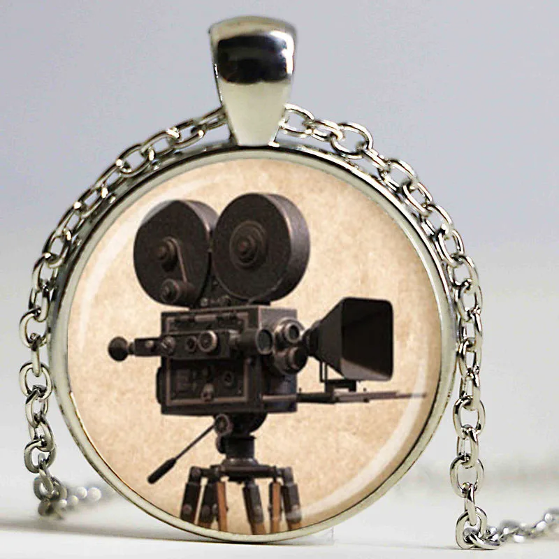 movie camera necklace movie camera pendant camera jewelryin Pendant Necklaces from Jewelry