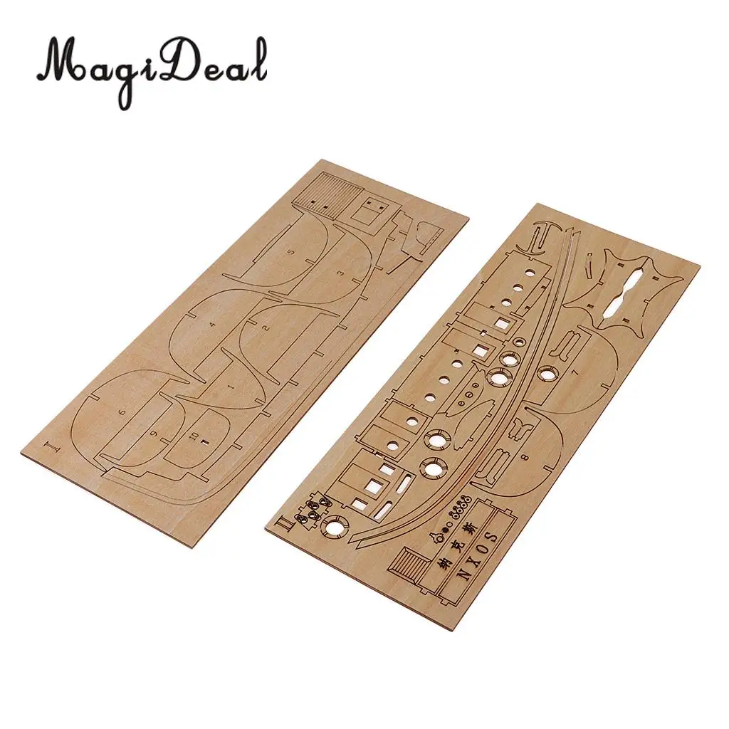 Wooden Scale 1:30 UNPAINTED Model Kit Boats Fishing Ship Model Water Scene