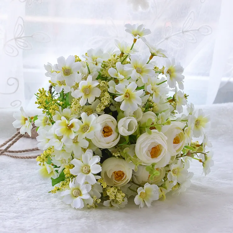 Свадебный букет Искусственный цветок ручной работы Buque Casamento 2019 Новая мода свадебные искусственные цветы украшения Ramos de Novia