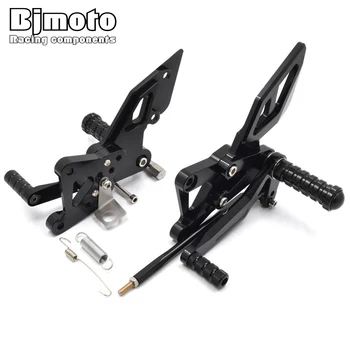 

BJMOTO Motorcycle CNC Foot pegs Adjustable Rearset Rear Sets For Yamaha YZF R3 2015-2018 R3 ABS 2017-2018 YZF R25 2013-2018