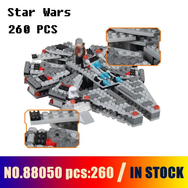 

Compatible with lego 75105 10179 Models building kits 88050 260pcs Star Wars Millennium Falcon Building Blocks toys & hobbies