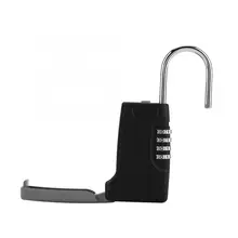 4-разрядный пароль Портативный Путешествия безопасности ключи ящик для хранения держатель висит Комбинации удаленного цинковый сплав мини висячий замок с ключами